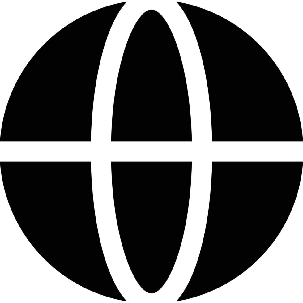 Solid Style CEO World Icon vector