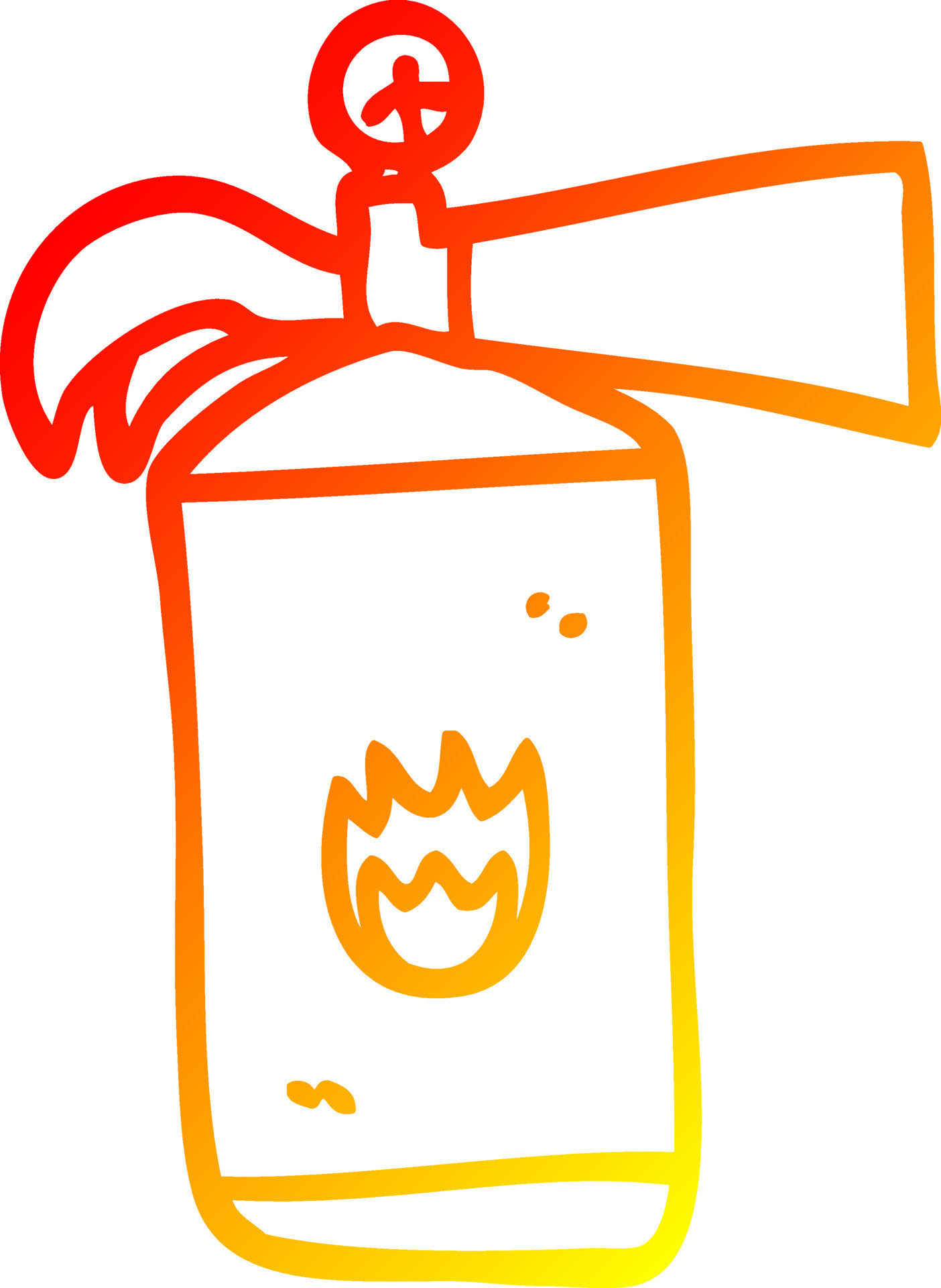 warm gradient line drawing cartoon fire extinguisher 10506769 Vector Art at Vecteezy warm gradient line drawing cartoon fire extinguisher 10506769 Vector Art at Vecteezy