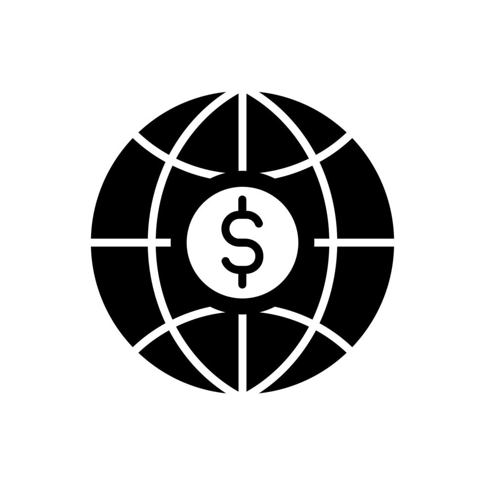 global money icon vector