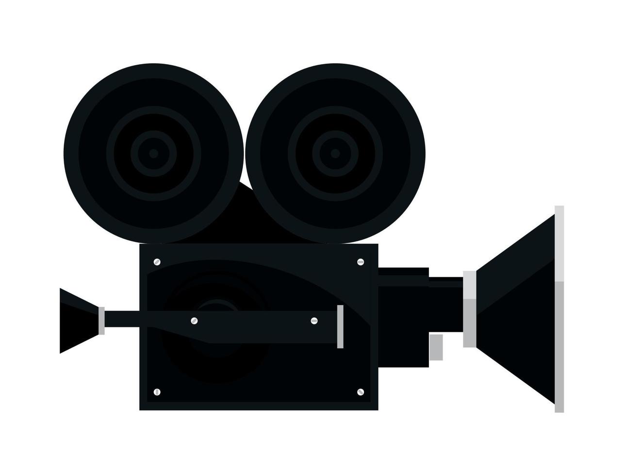 camara de video cinematografica vector