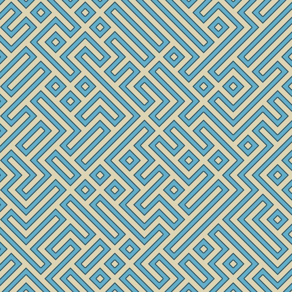 Abstract maze style background vector