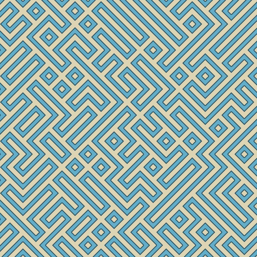 Abstract maze style background vector