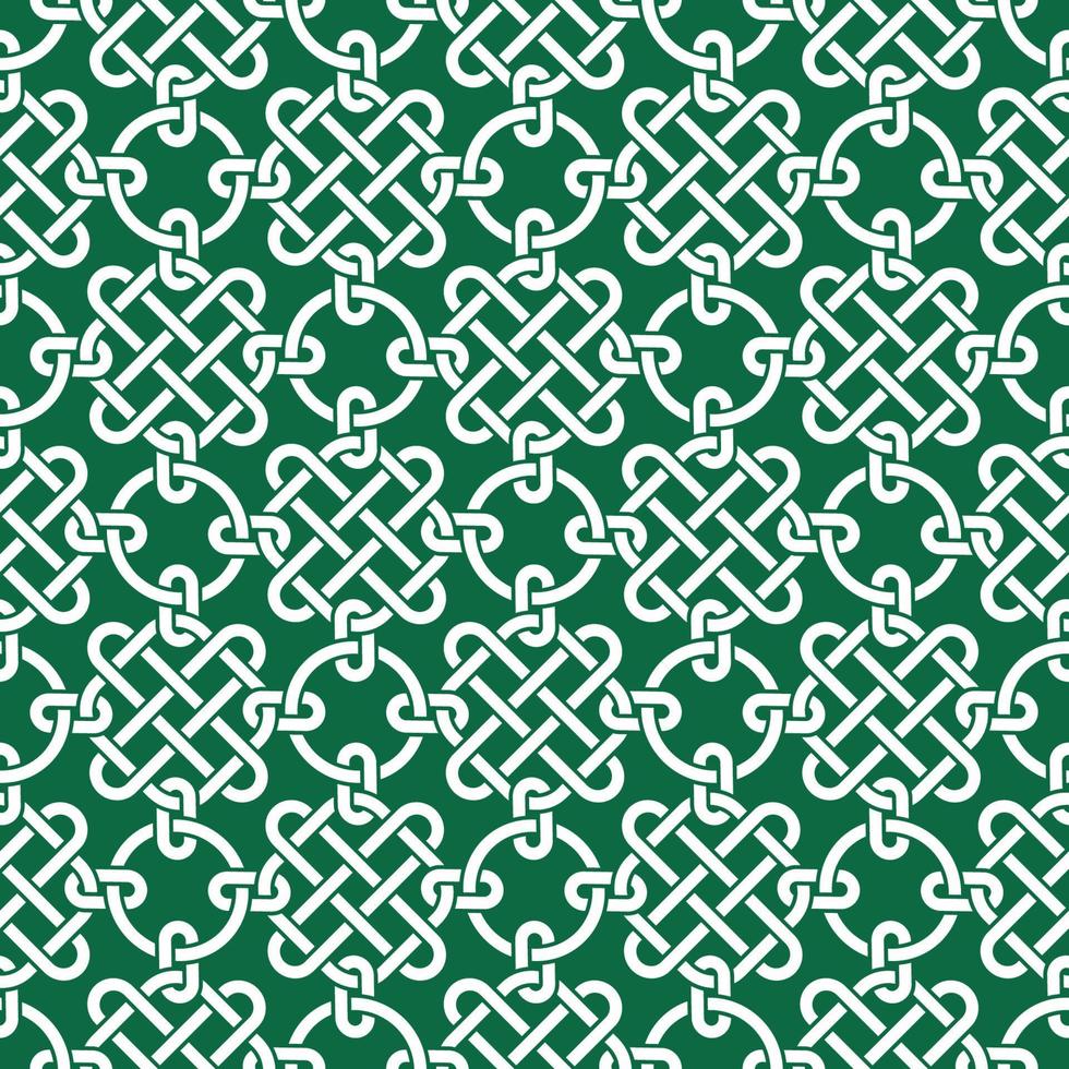Celtic Knot Seamless Pattern Background vector
