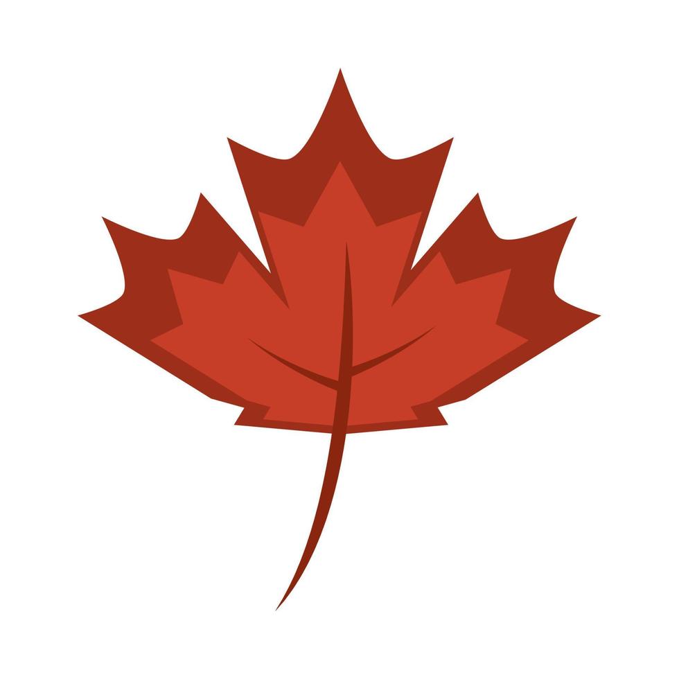 autumnal leaf nature vector