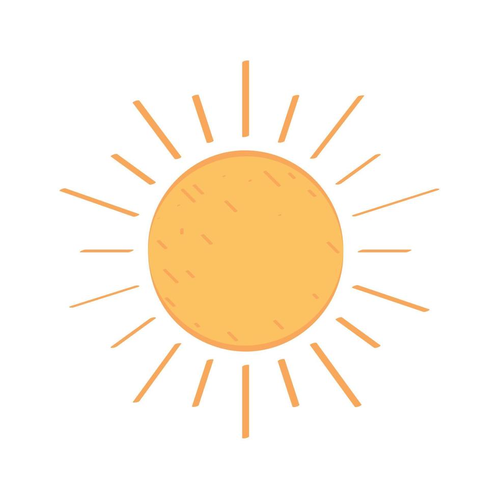 sun climate summer vector