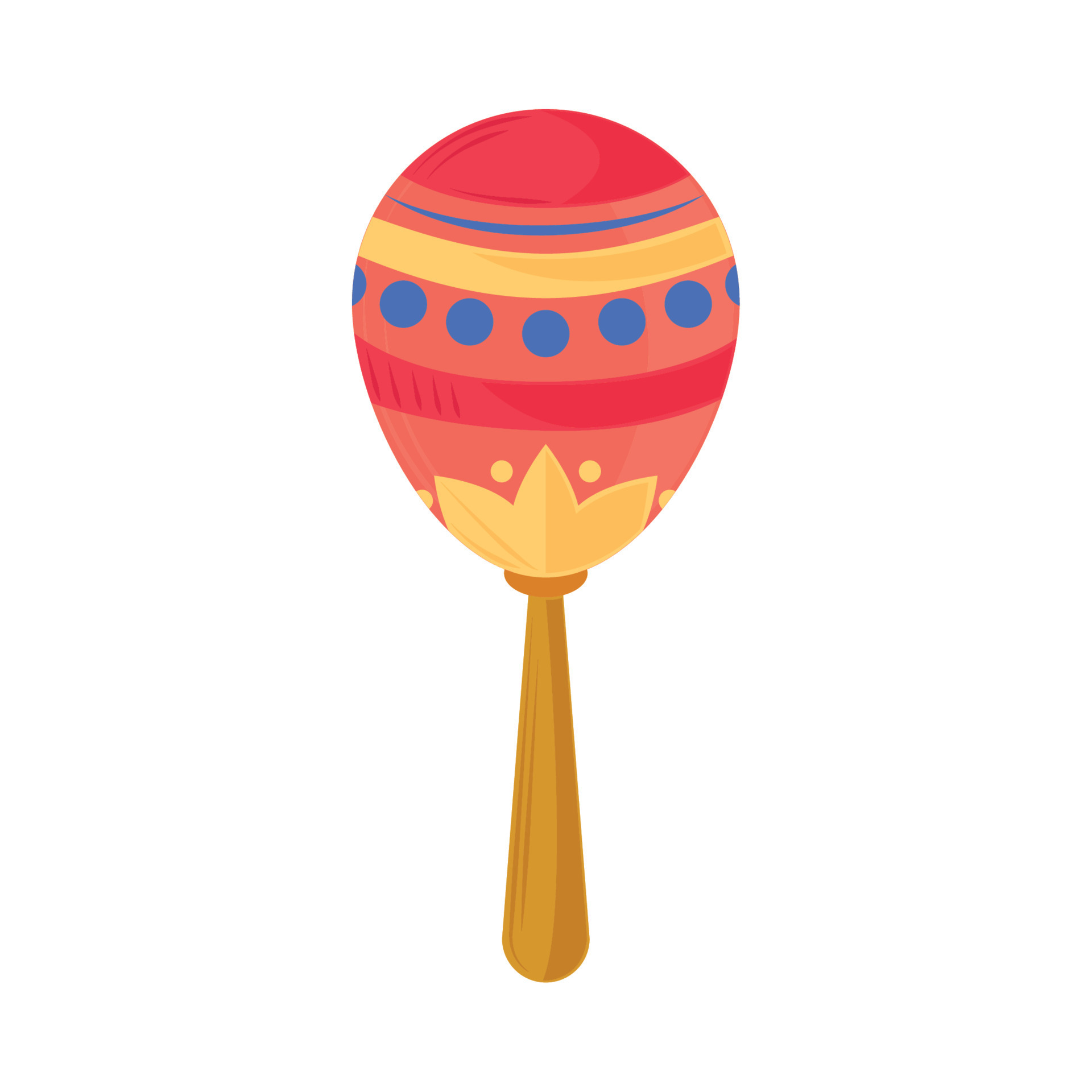 instrumento musical maraca 10507416 Vector en Vecteezy