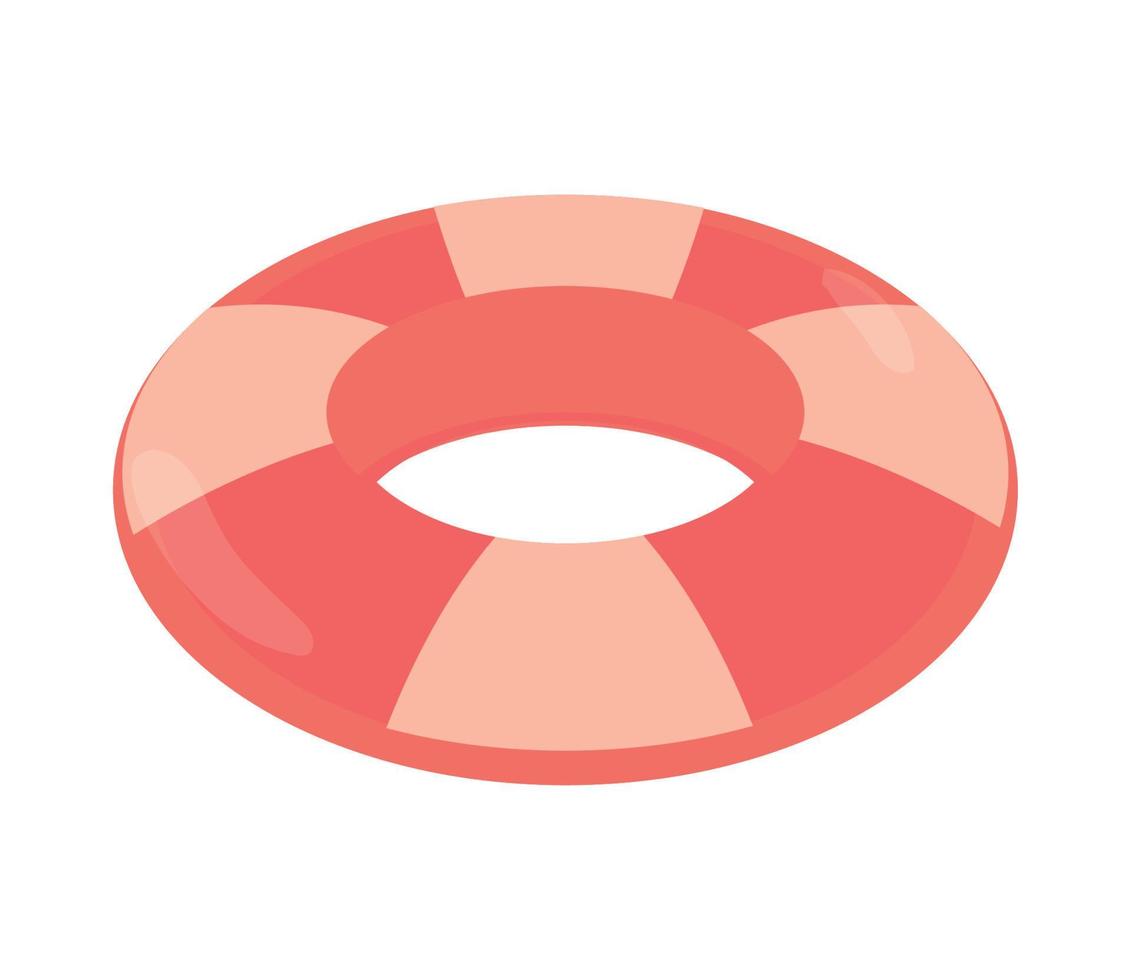 lifebuoy nautical icon vector