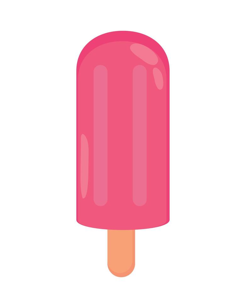 ice cream in stick vector