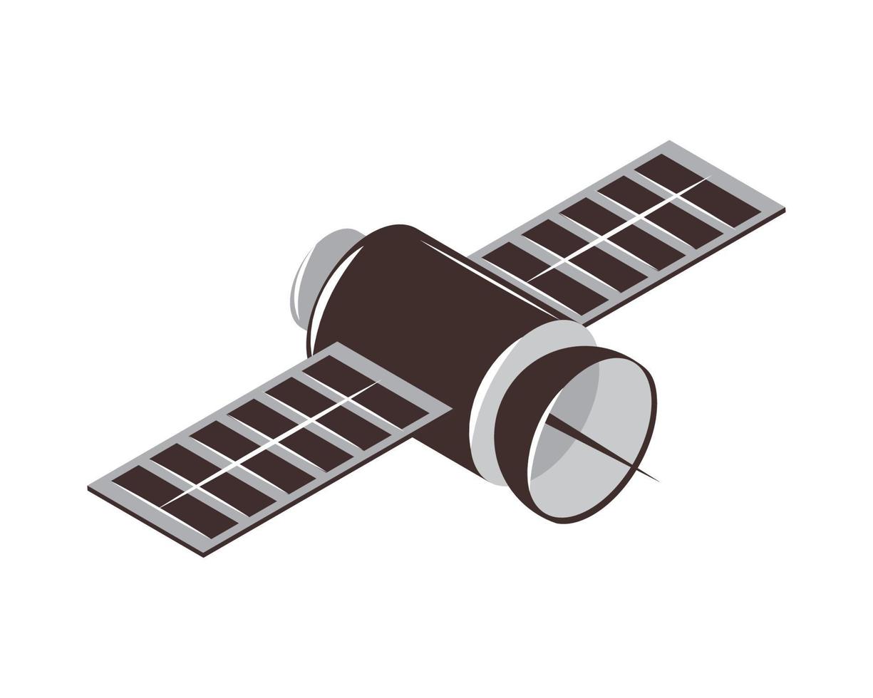 icono de antena satelital vector