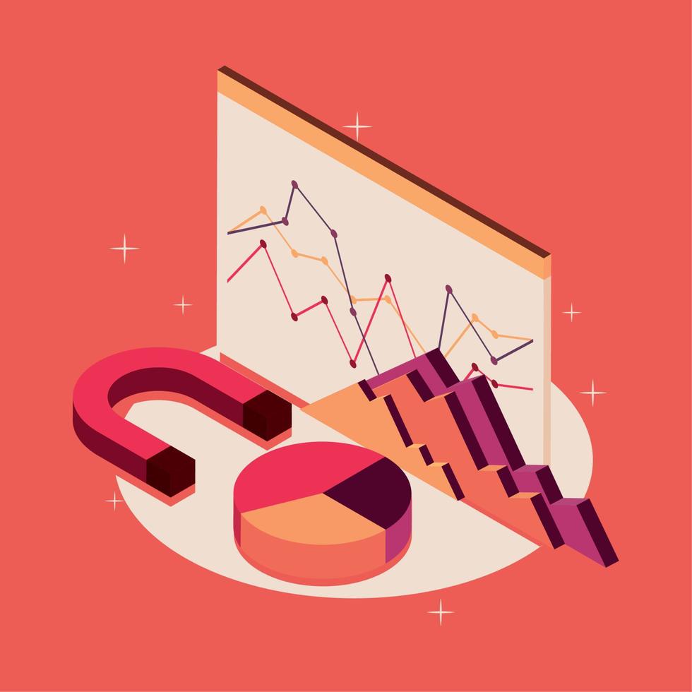 estadísticas isométricas y análisis de datos vector