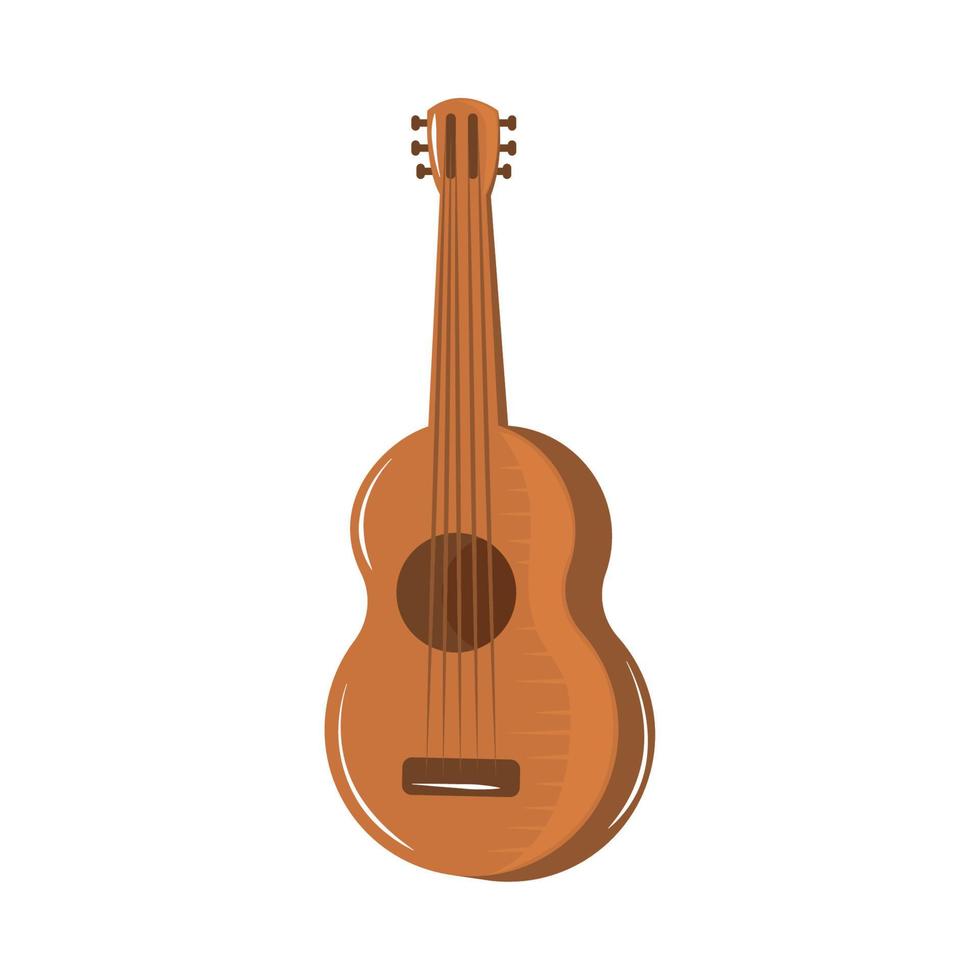 instrumento musical de guitarra vector