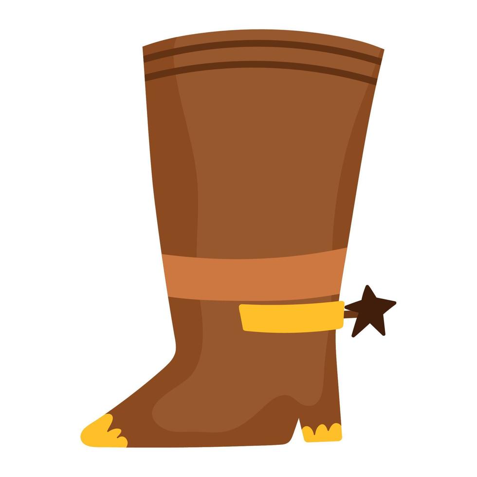 icono de botas de campo vector