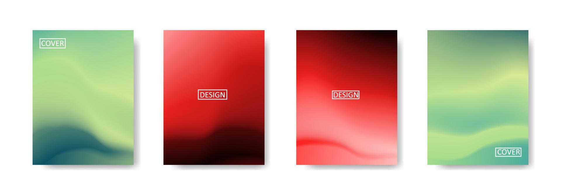 Set of abstract background with beautiful gradation color, colorful background for poster flyer banner backdrop.vertical banner.cool fluid background vector illustration