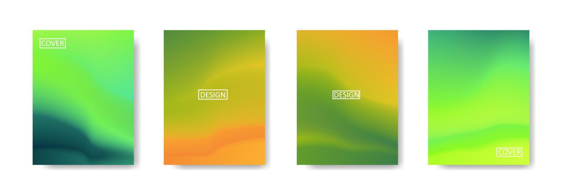 Set of abstract background with beautiful gradation color, colorful background for poster flyer banner backdrop.vertical banner.cool fluid background vector illustration