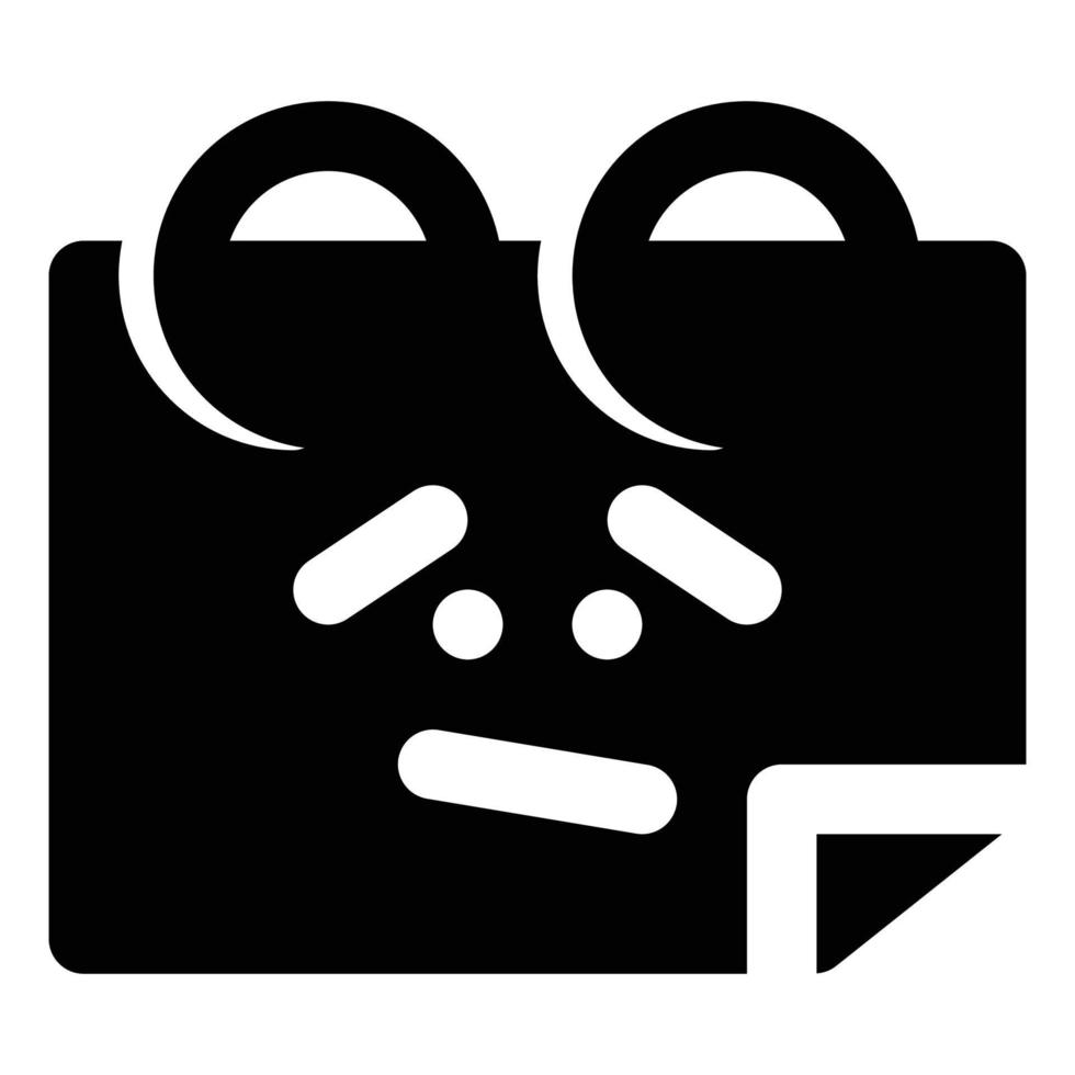 No Event, Solid Style Icon Empty States vector