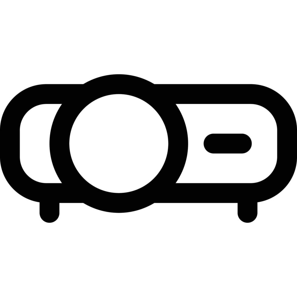 Computer and Hardware Theme Projector Icon vector