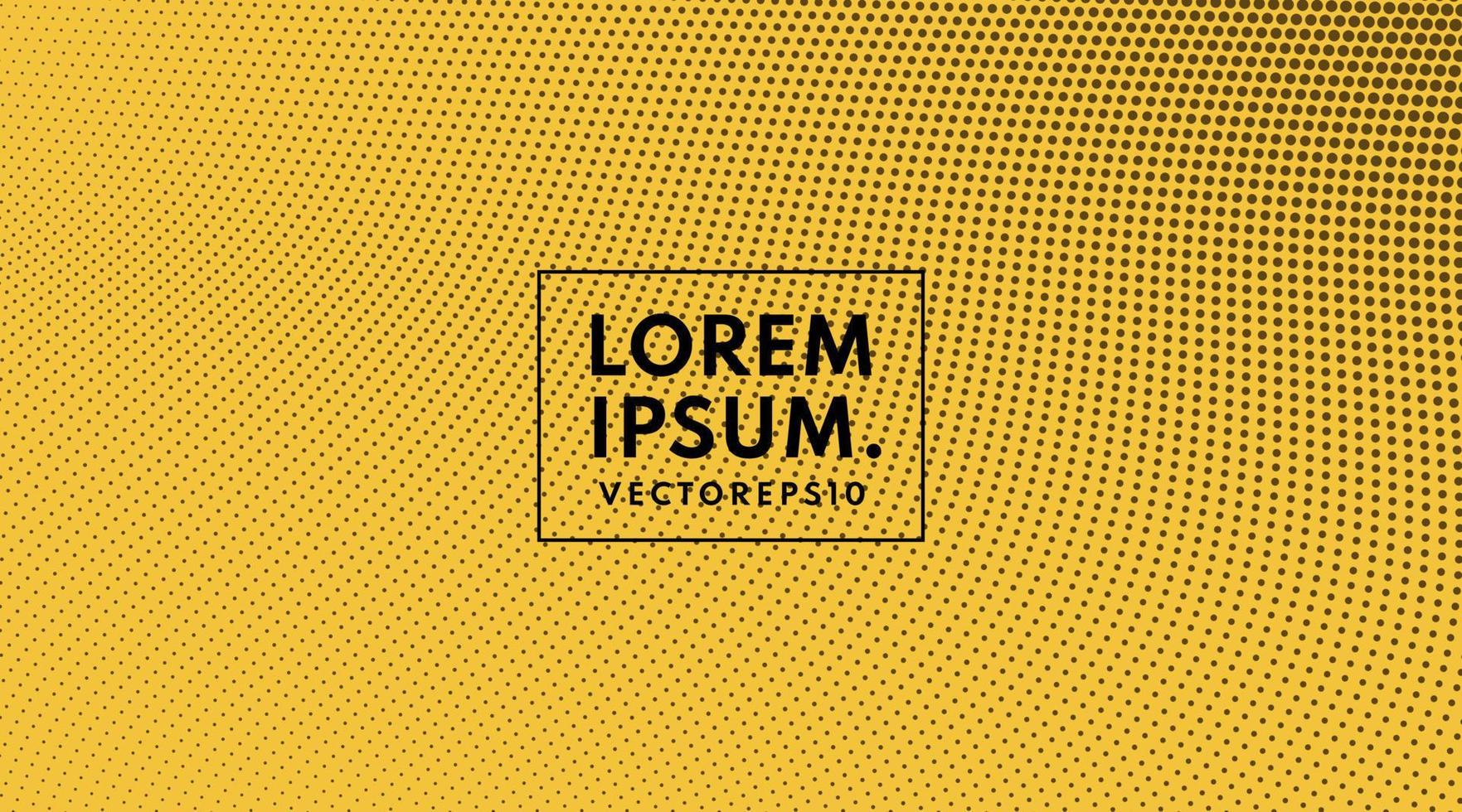 banner de puntos de patrón abstracto, medio tono de color negro sobre