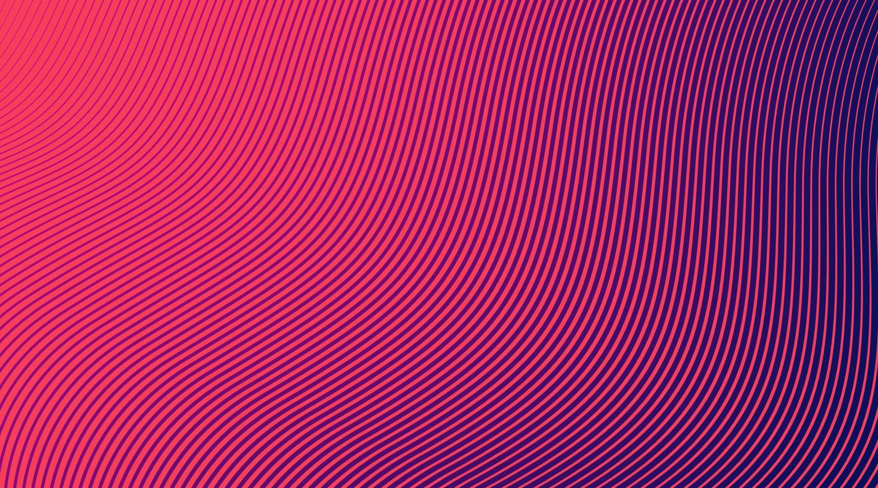 Abstract pink red mesh gradient with dark blue curve lines pattern textured background. Modern and minimal template with copy space. Can use for business presentation, poster, template. Vector EPS10.