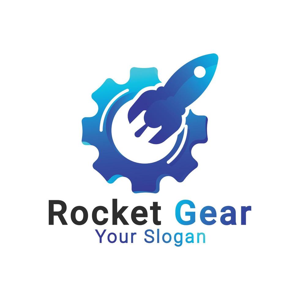 Rocket logo, Startup rocket logo, launching logo, Rocket Launch Logo template vector