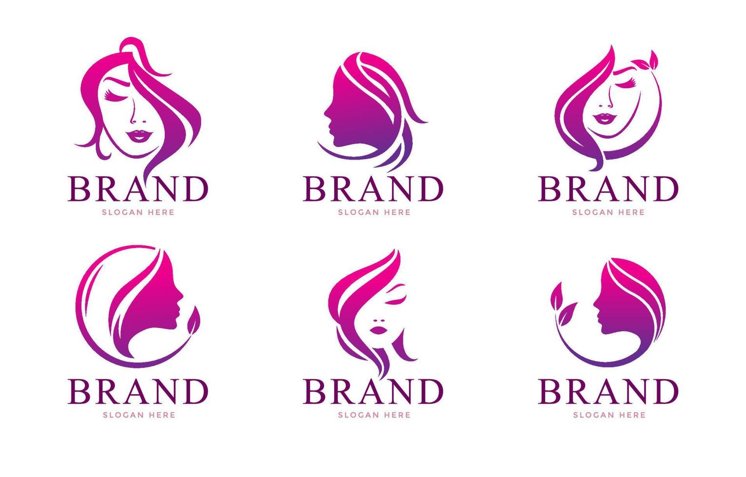 Beauty Logo Collection vector