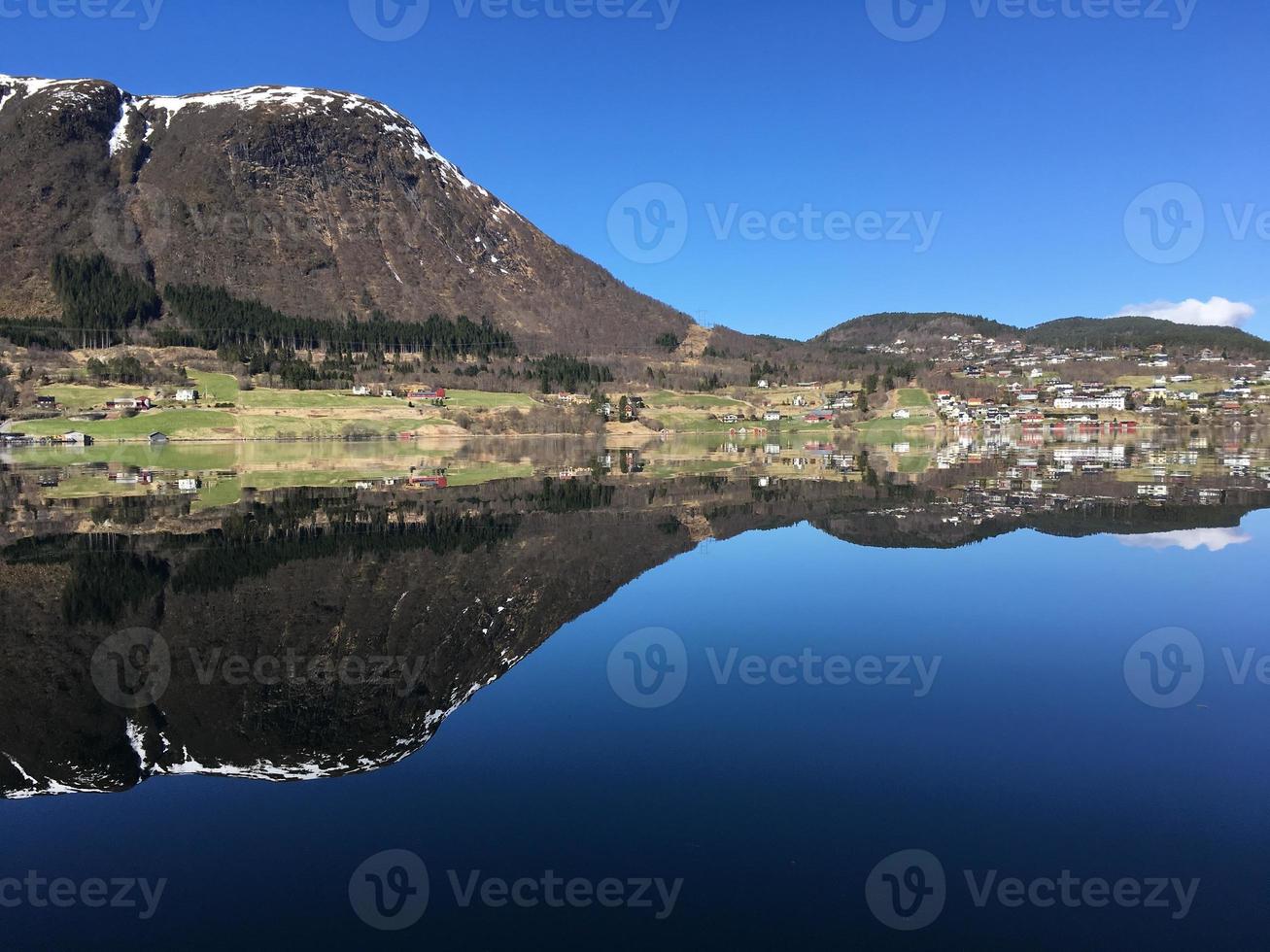 Fjord in Norway photo