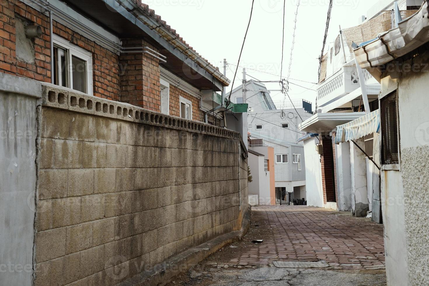 callejón cheonan en chungcheongnam-do, corea foto