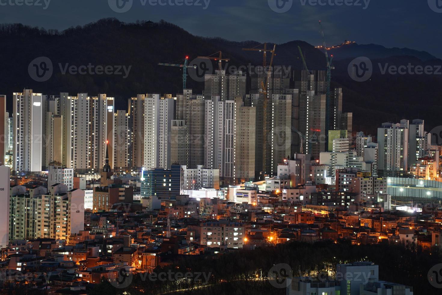 Night View Around Guro Gu Seoul Stock Photo At Vecteezy