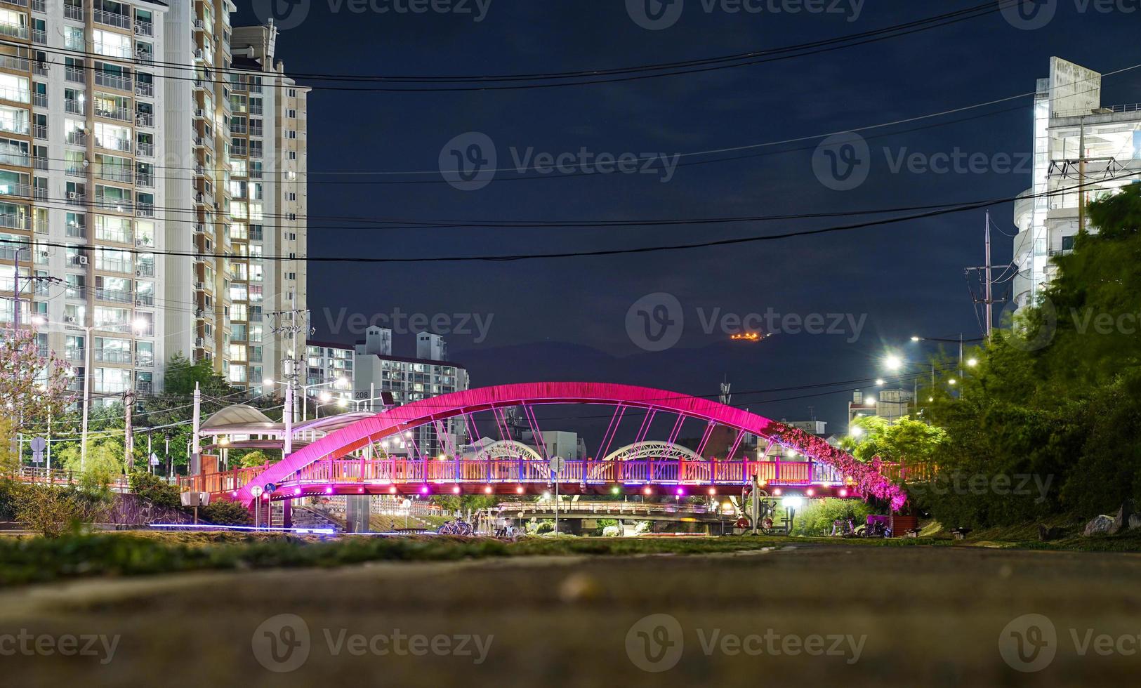 Korea, South Chungcheong Province, Cheonan Night View photo