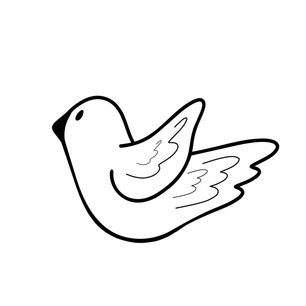 Pigeons icon. Icon related to wedding. Solid icon style, glyph. Simple design editable black on white vector