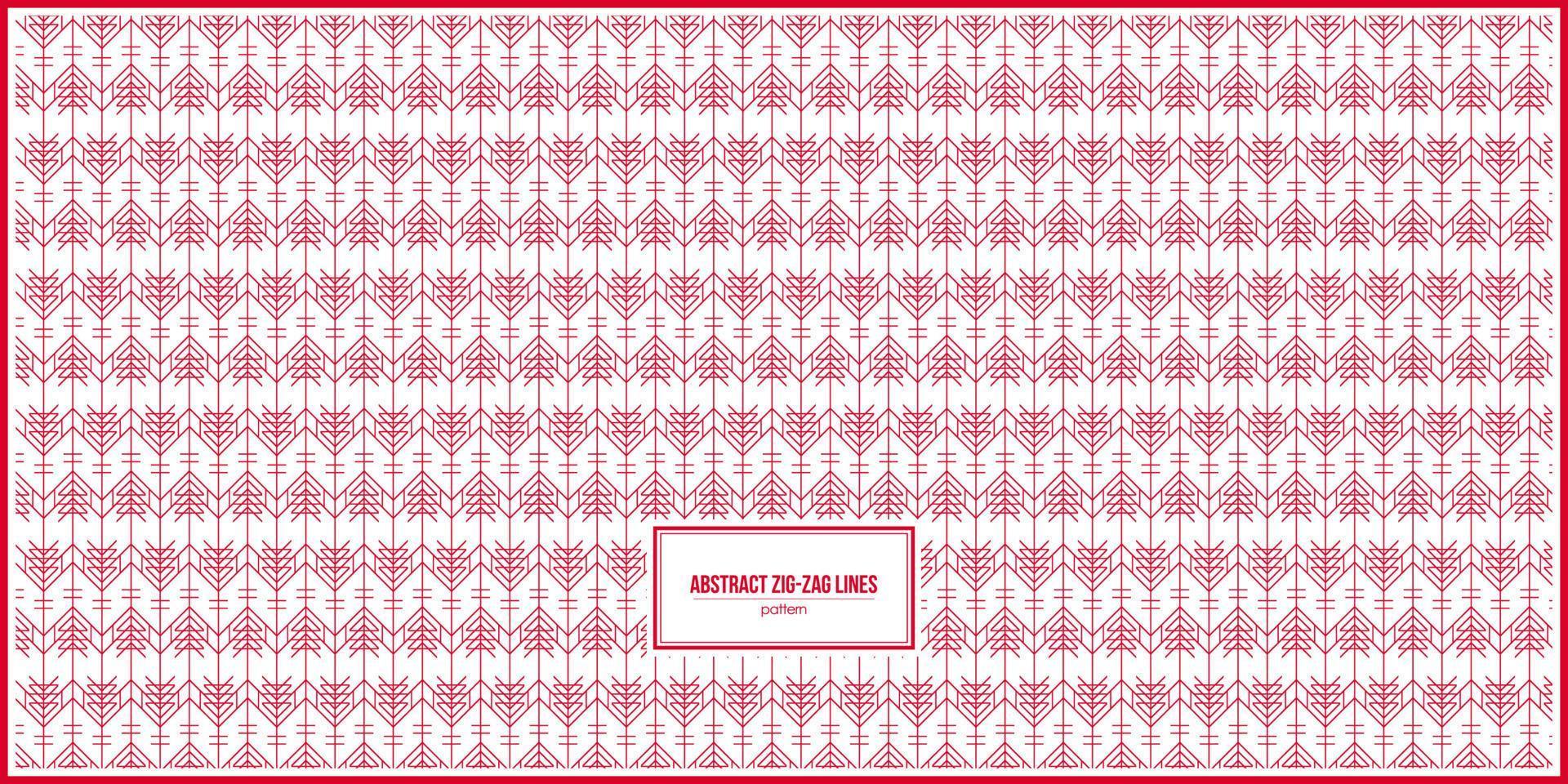 abtract thin zig-zag line pattern vector