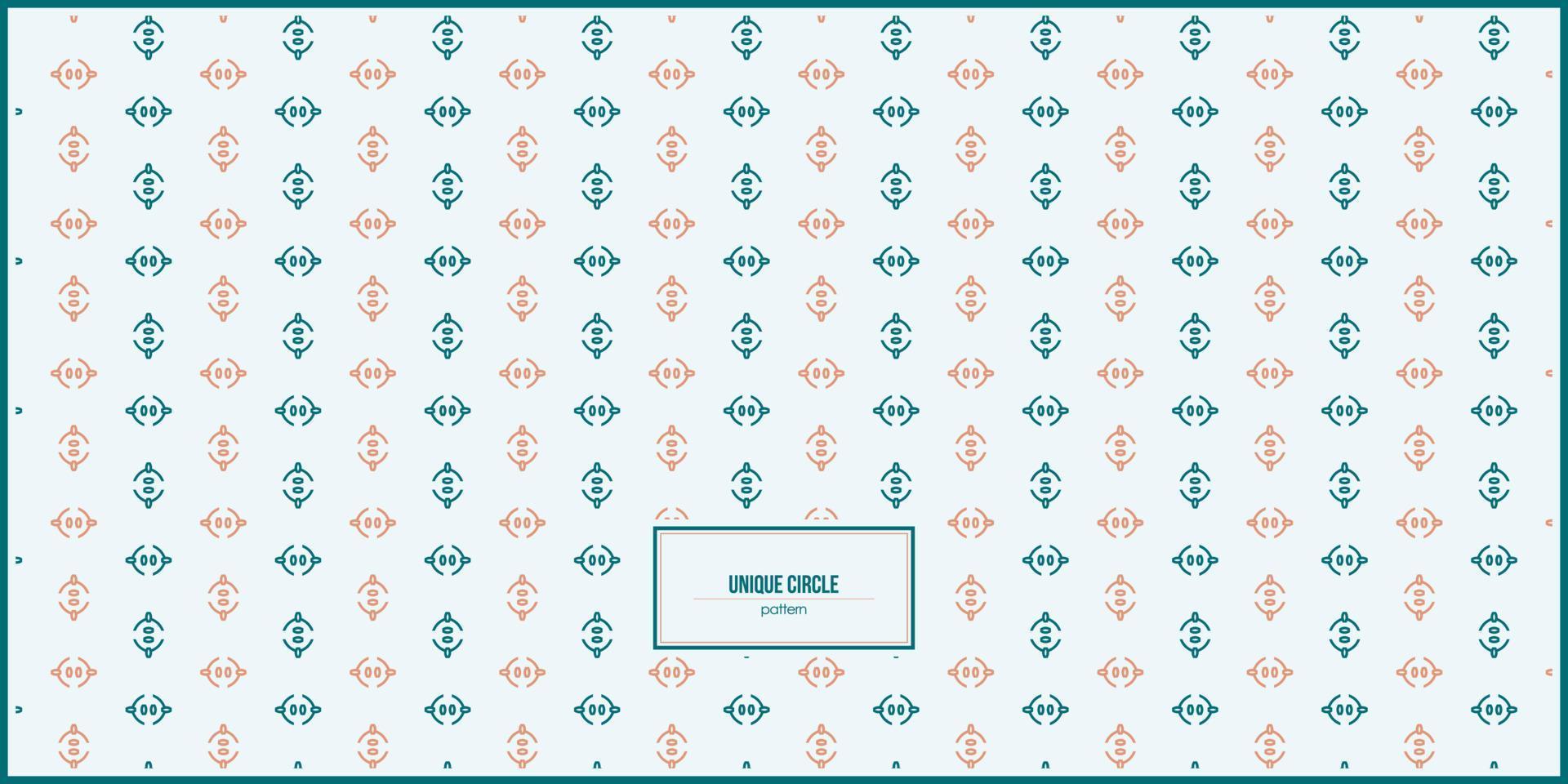 multiple circle unique design pattern vector