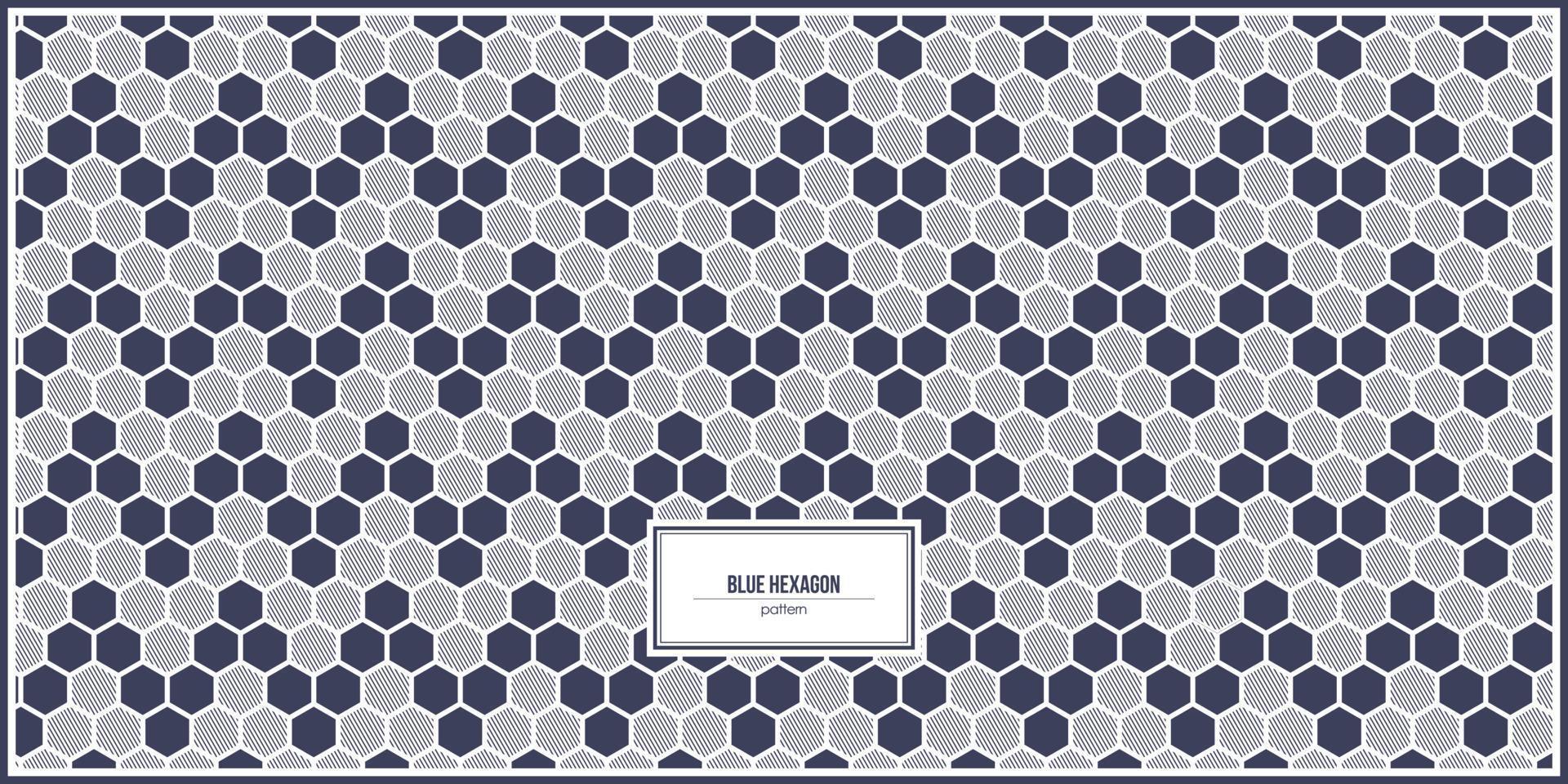 blue hexagon pattern with random fill color vector
