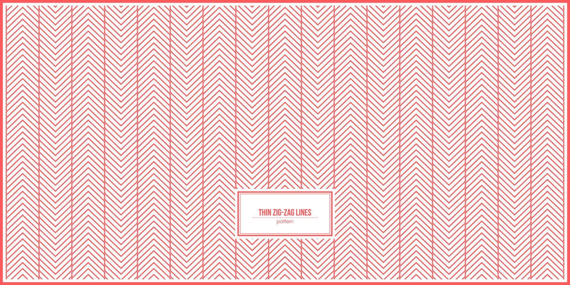 thin zig-zag line pattern design vector