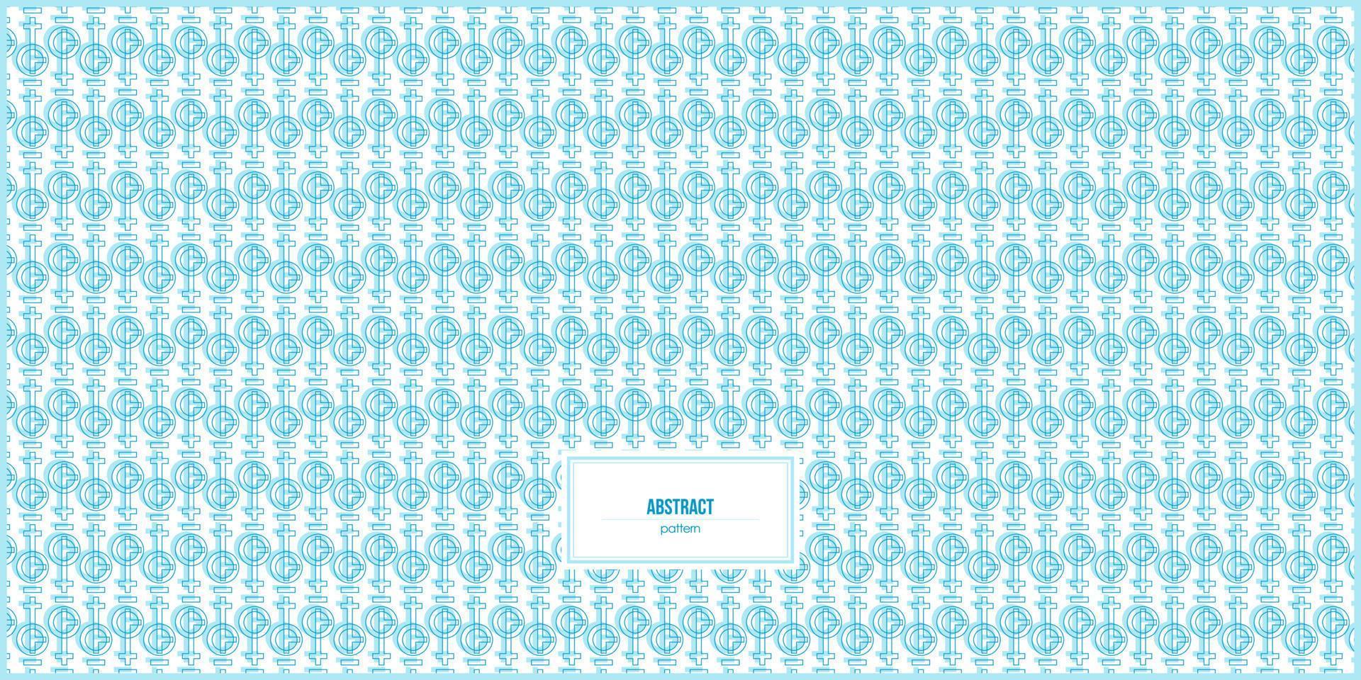 beautiful blue abstract shape pattern vector