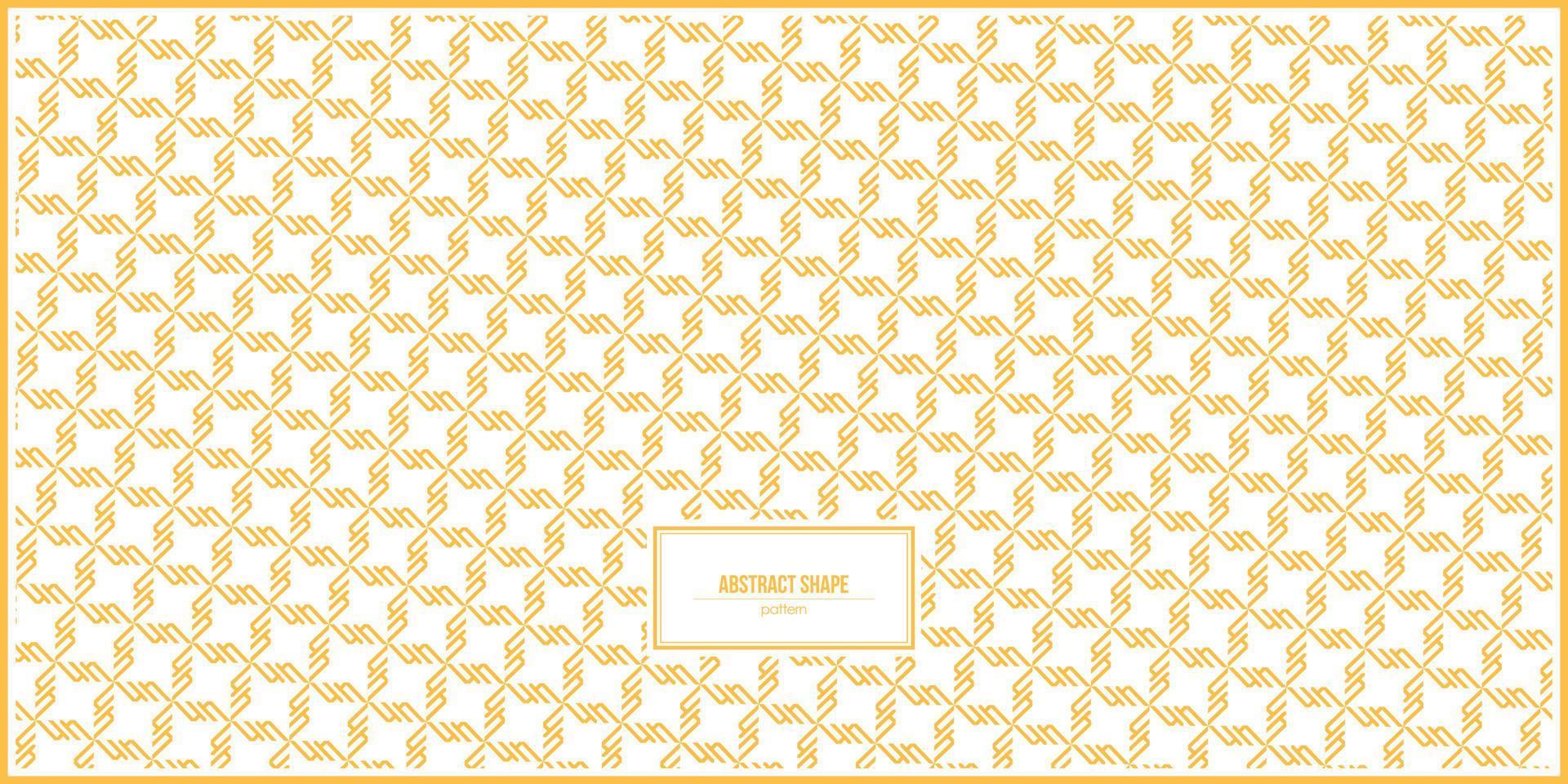 abstract pattern design with dominant yellow color vector