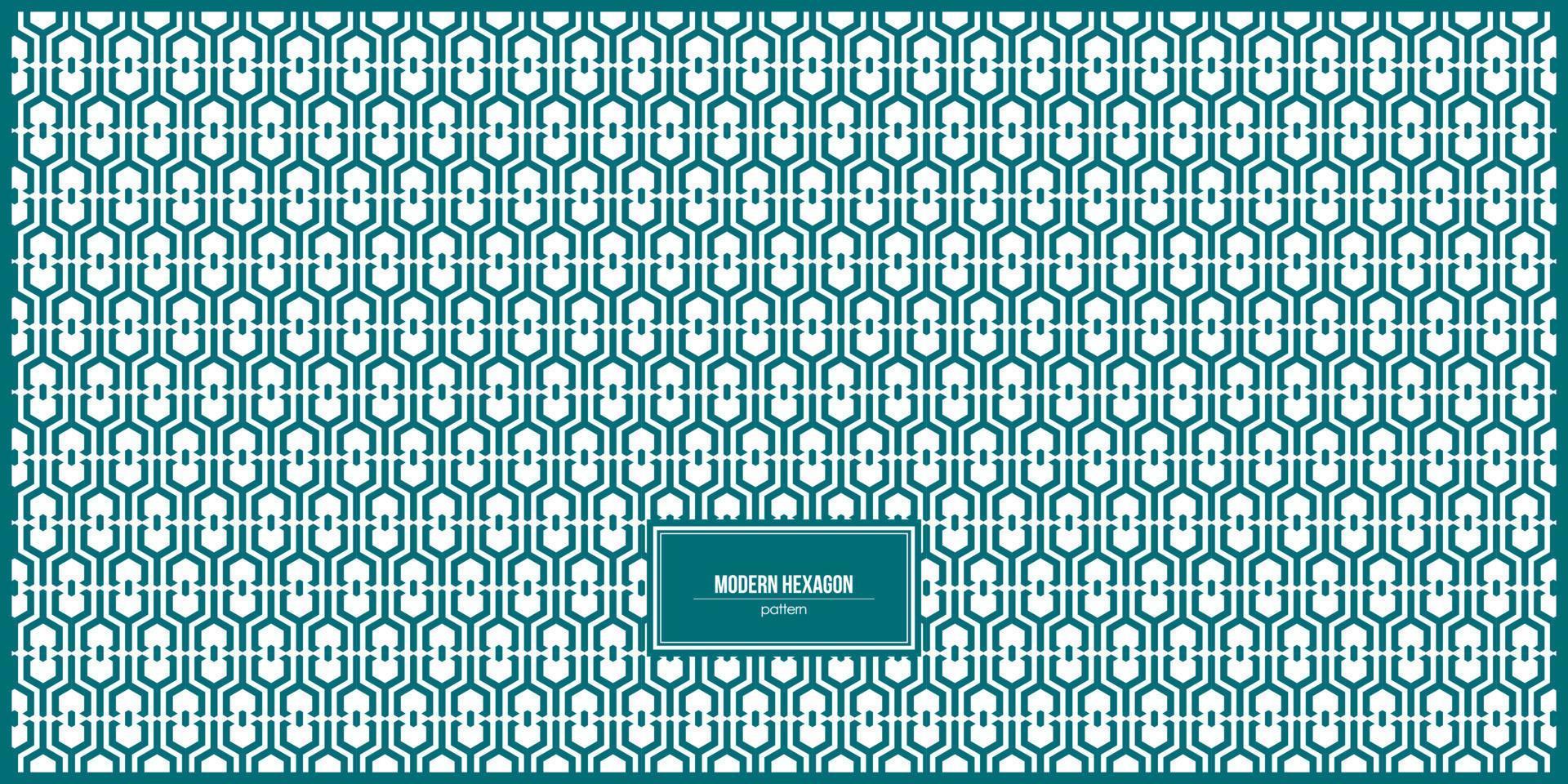 modern hexagon pattern with unique design vector