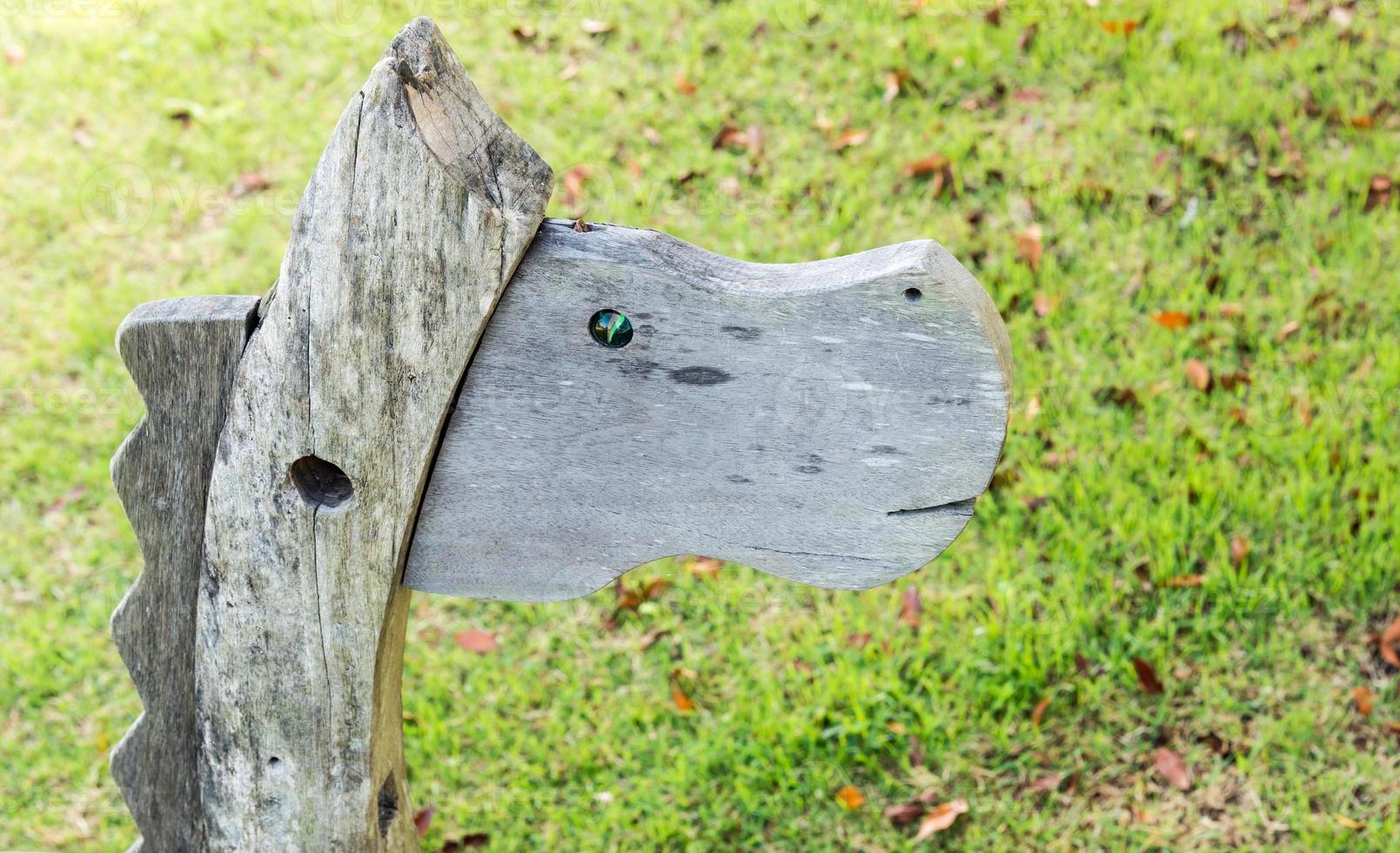 el caballo de madera foto