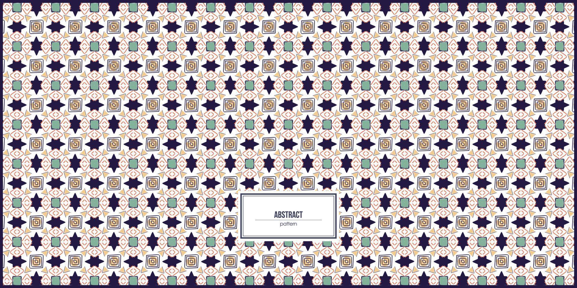 abstract shape pattern with colorful theme vector