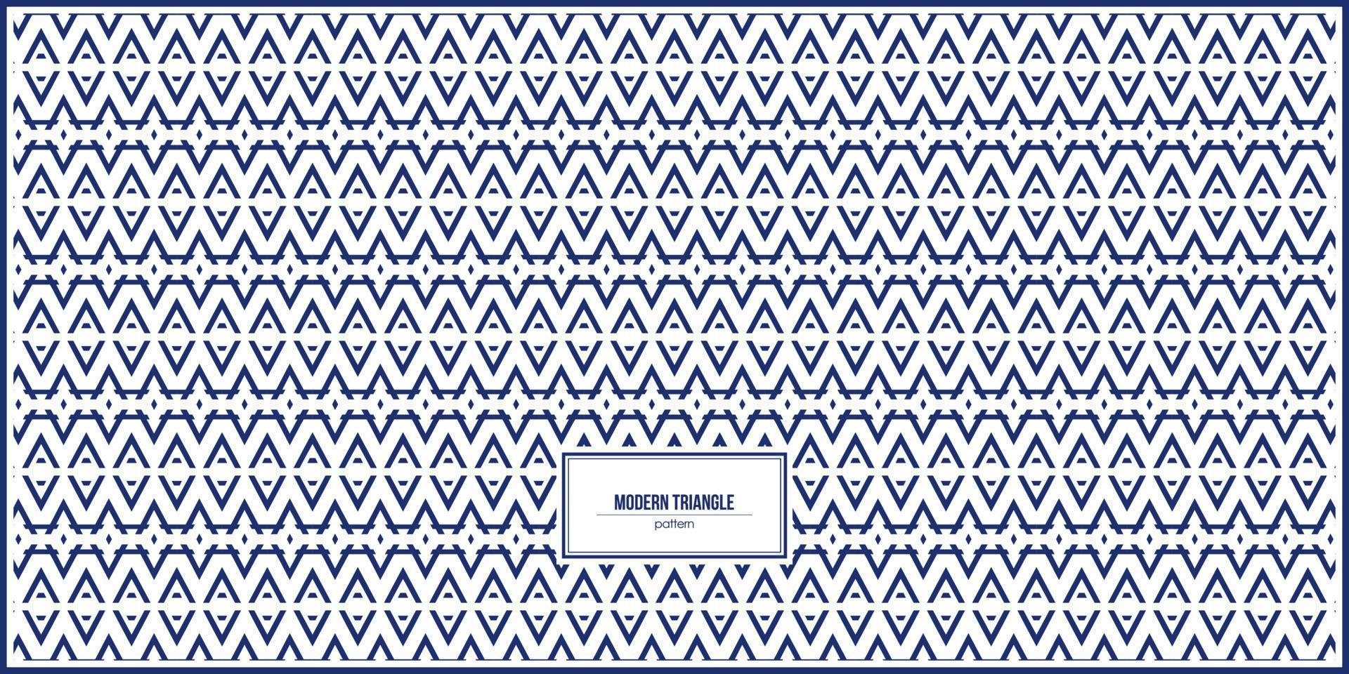 lined up modern triangle pattern vector