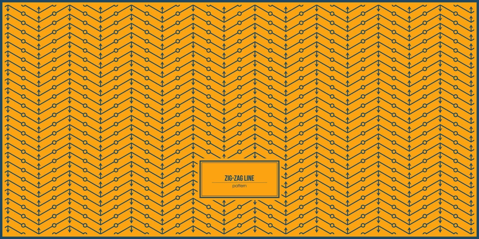 zig-zag and arrow shape pattern design vector