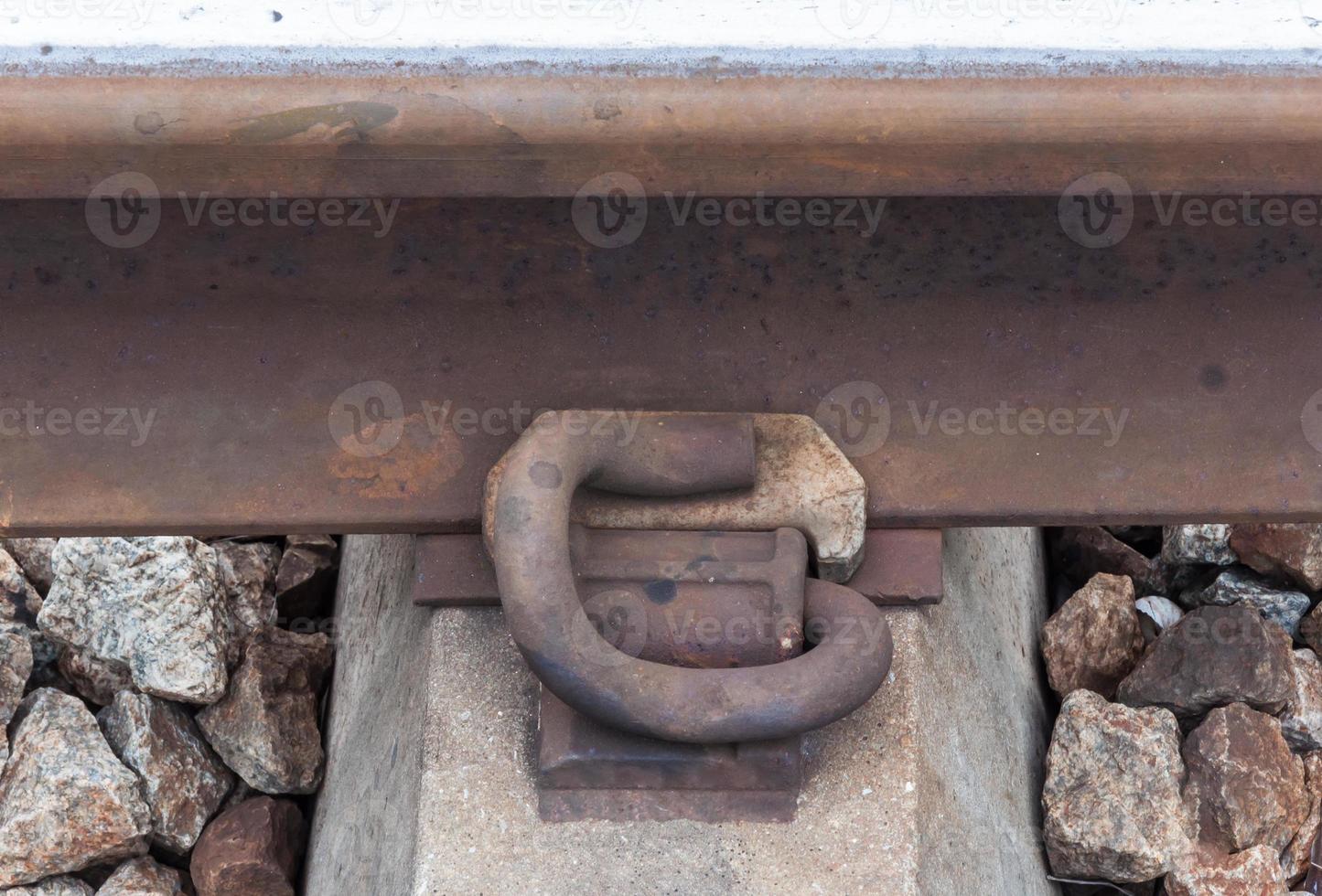 Rusty steel peg photo