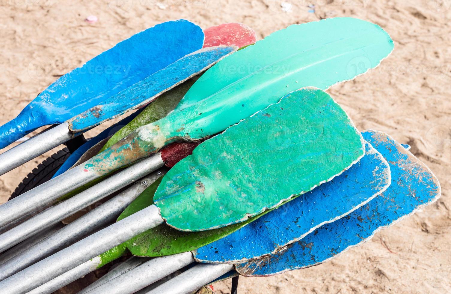 The Colorful paddle photo