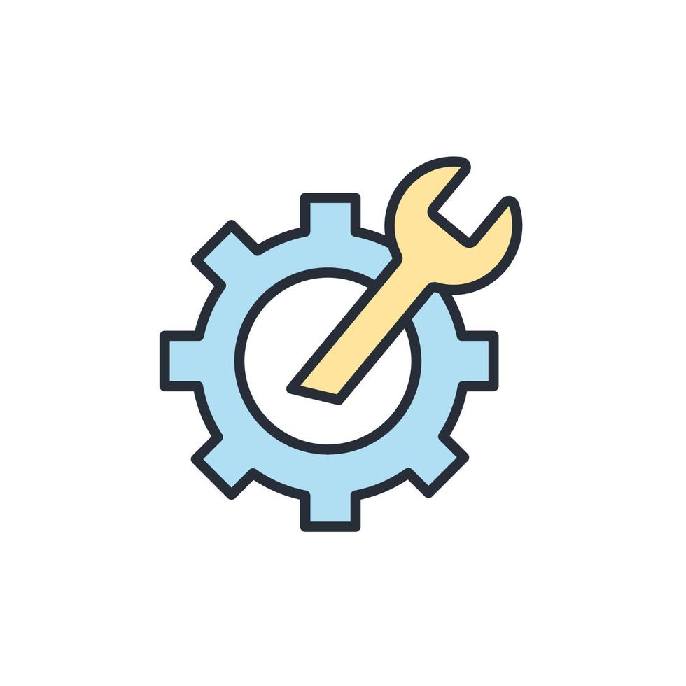 Service icons  symbol vector elements for infographic web