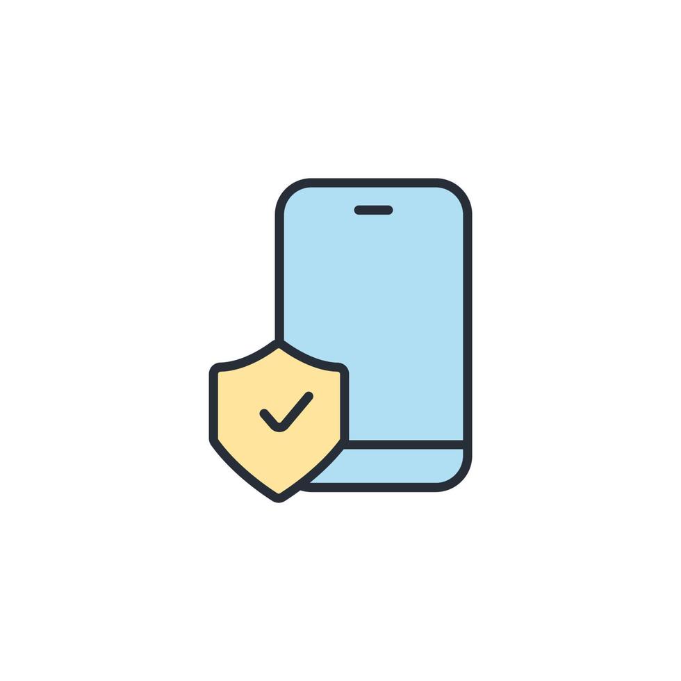 app security icons  symbol vector elements for infographic web