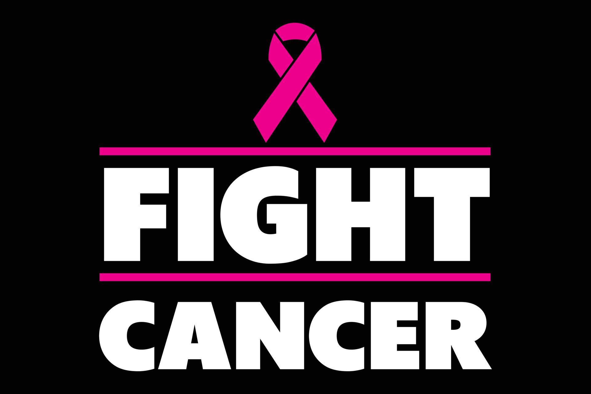 Fight cancer t-shirt design. 10511390 Vector Art at Vecteezy