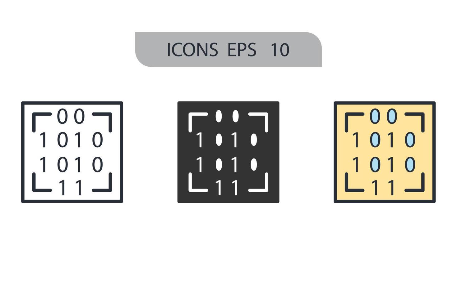 data pattern icons  symbol vector elements for infographic web