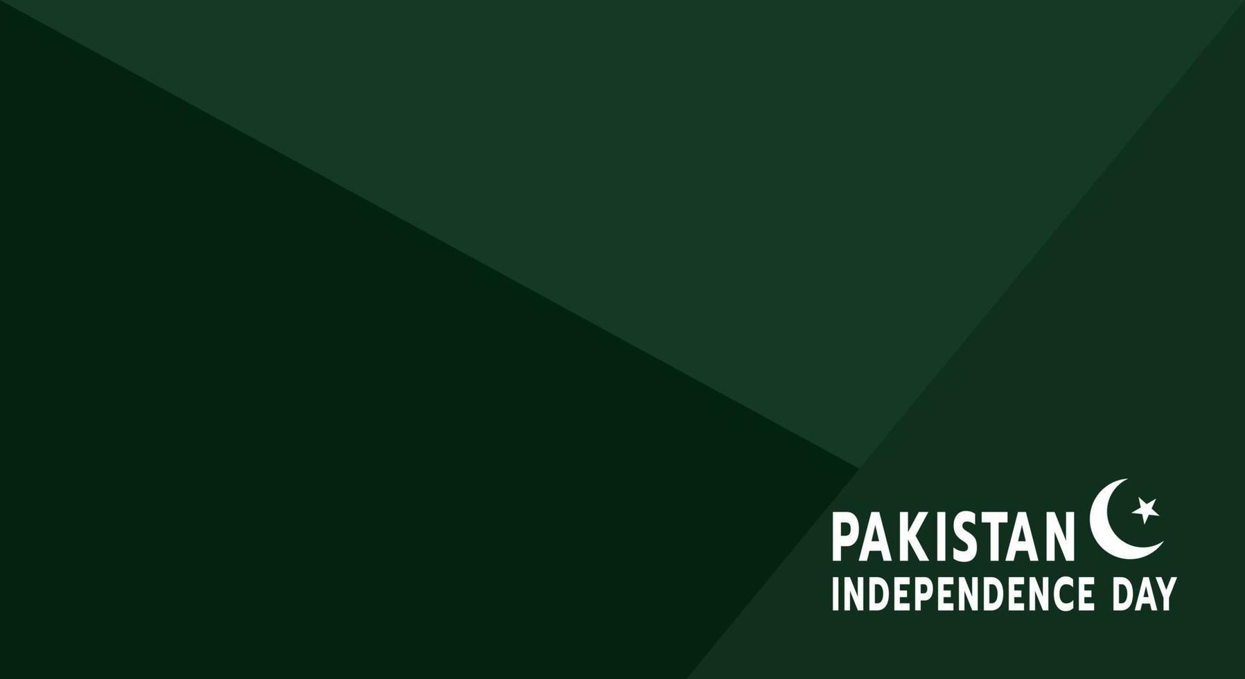 23 de marzo día de pakistán. diseño de fondo abstracto verde vector