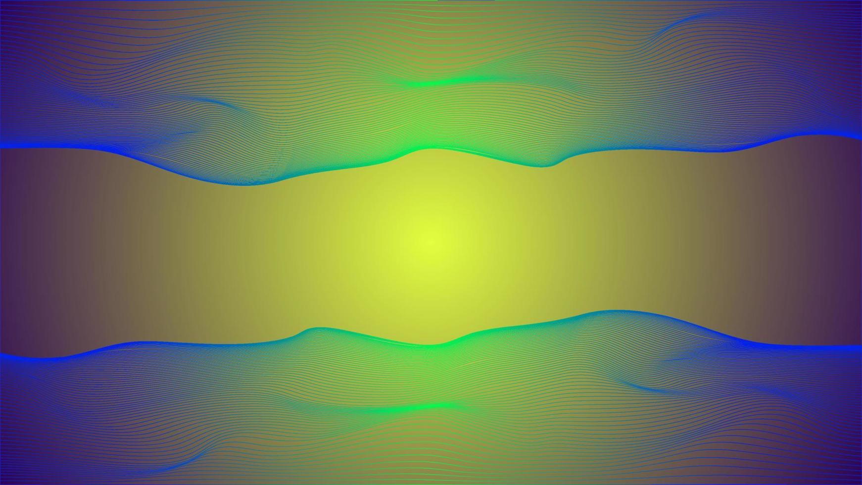 Wavy background with blue ocean. vector