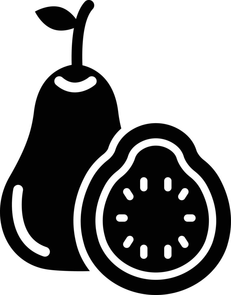 Guava Vector Icon Design Illustration