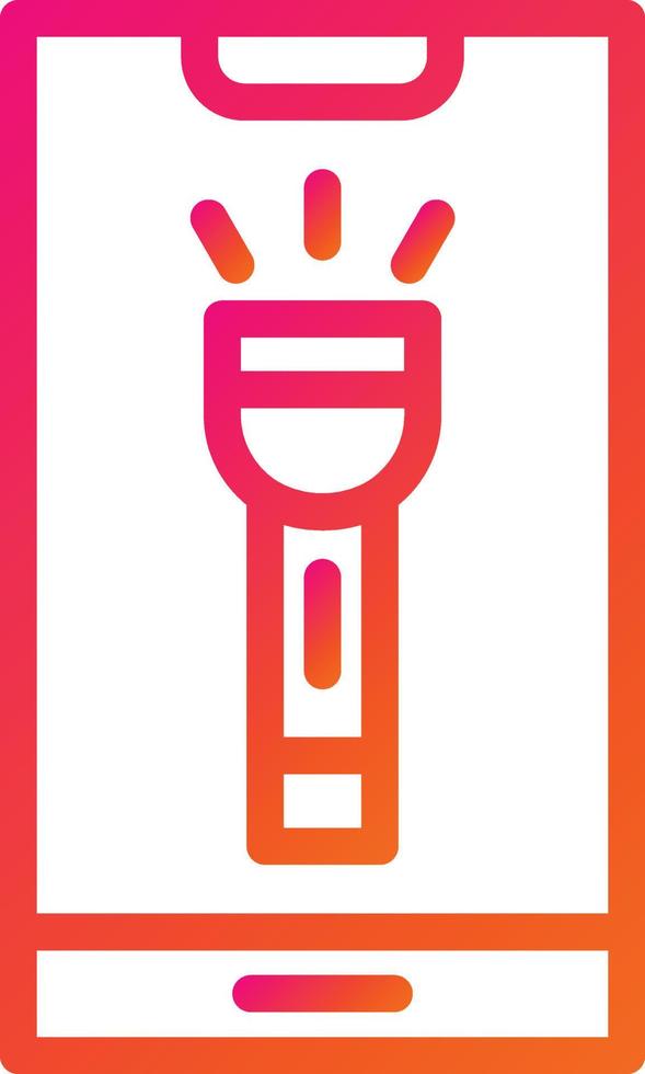 Torch Vector Icon Design Illustration